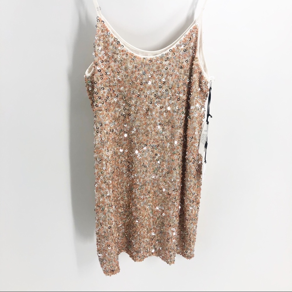 MLV NWT Gina Hoop Sequin Dress Sz L - Picture 3 of 8